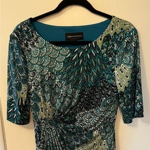 Bright stretchy dress size 8